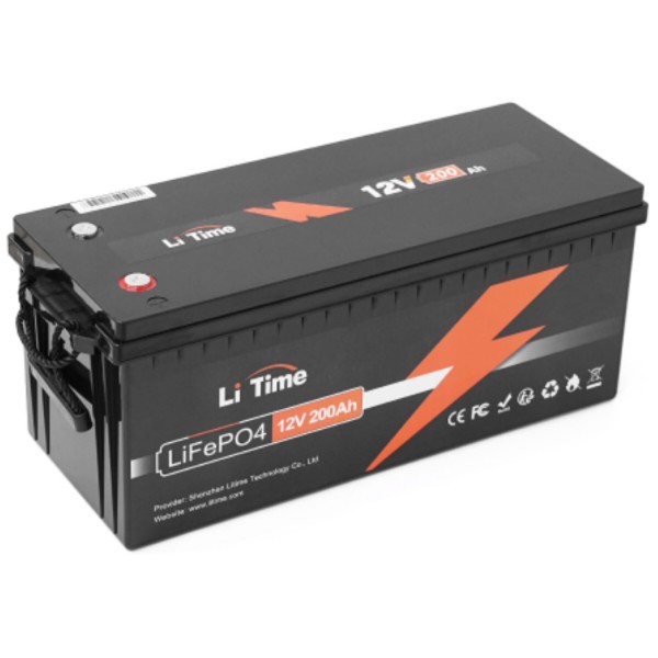 Фото - Акумулятор для ДБЖ Li-TIME LiFePO4 12.8V 200Ah 2560Wh (Litime-128V200Ah)