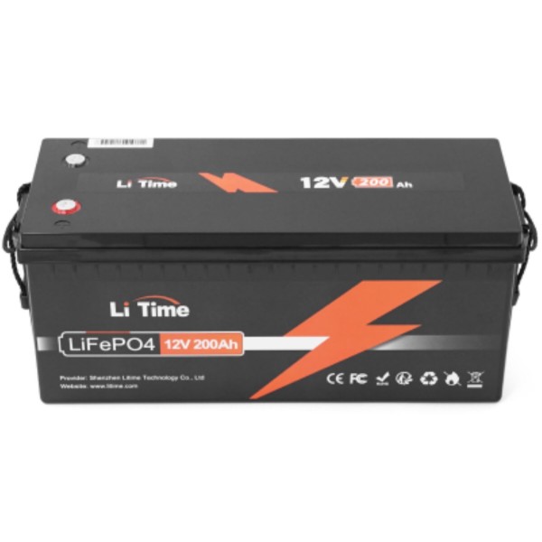 Фото - Акумулятор для ДБЖ Li-TIME LiFePO4 12.8V 200Ah 2560Wh (Litime-128V200Ah)