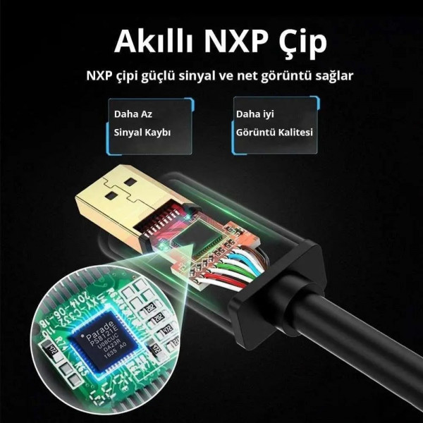 Фото - Кабель UGREEN DP103 DP Male to DVI Male Cable 1.5m Black (10243)