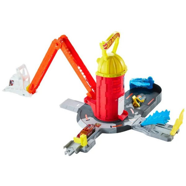 Фото - Ігровий набір Hot Wheels Пожежно-рятувальна суперстанція (JHL95)
