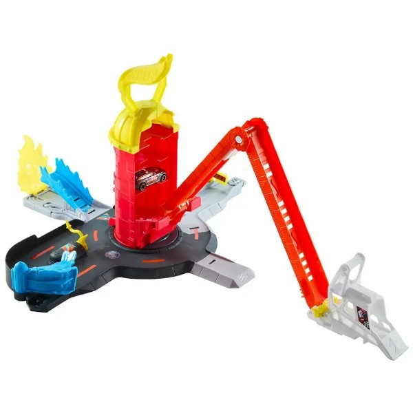 Фото - Ігровий набір Hot Wheels Пожежно-рятувальна суперстанція (JHL95)