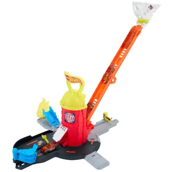 Фото - Ігровий набір Hot Wheels Пожежно-рятувальна суперстанція (JHL95)