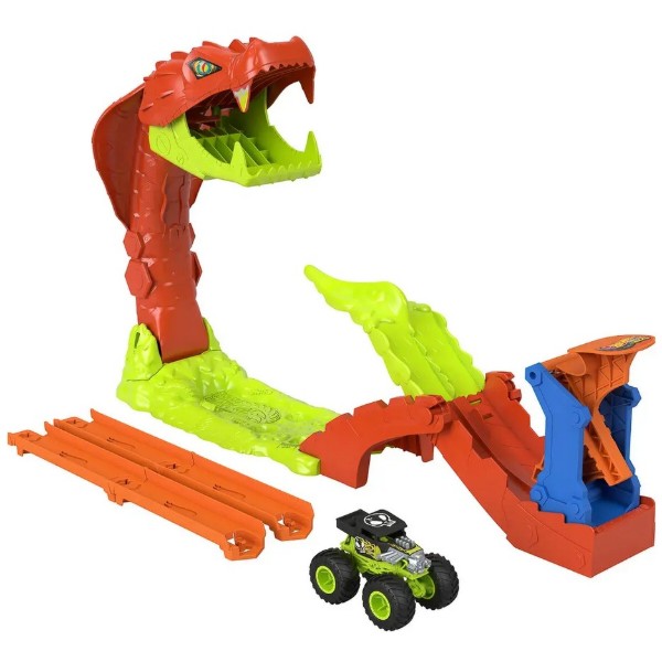 Фото - Ігровий набір Hot Wheels Атака змії серії Monster Trucks (JJN44)