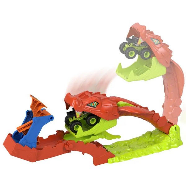 Фото - Ігровий набір Hot Wheels Атака змії серії Monster Trucks (JJN44)