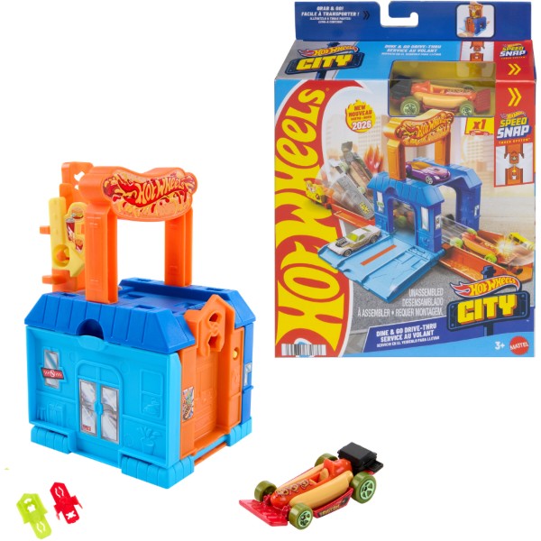 Фото - Игровой набор Hot Wheels Играй и мчи в ассортименте (JHL43)