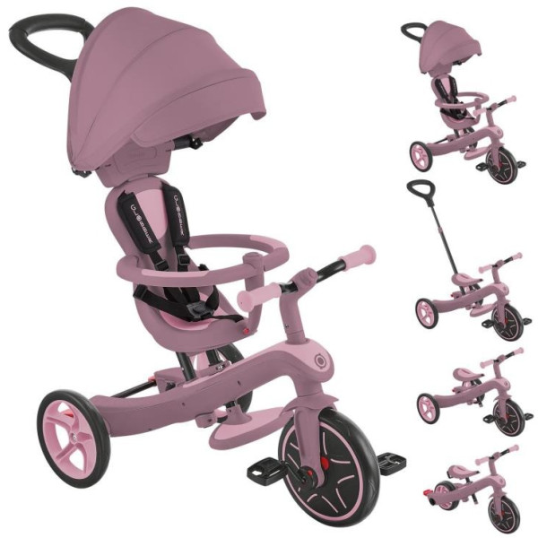 Фото - Трёхколёсный велосипед Globber EXPLORER TRIKE 4в1 Пастельно-сиреневый (637-510)