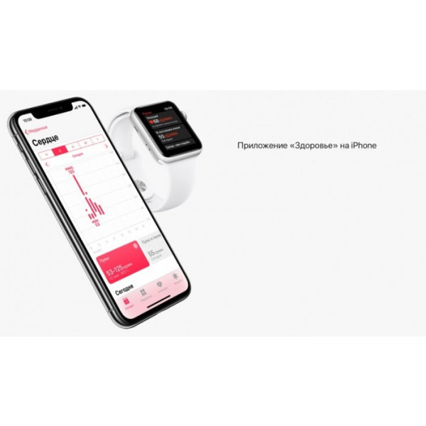 Фото - Смарт-годинник Apple Watch Series 3 38mm Silver Aluminium Case with White Sport Band