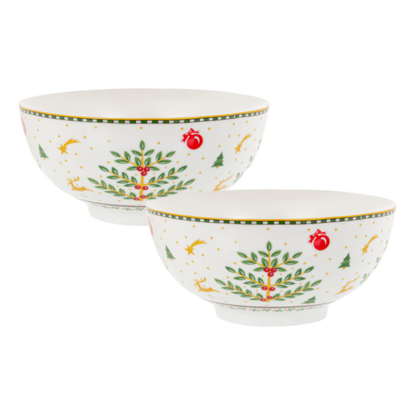 Фото - Набор салатников Lefard Рождественская коллекция 15 см (924-831)