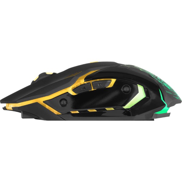 Фото - Мышь беспроводная игровая Defender Trigger GM-934, Gaming, LED,6 кн,3200dpi, rechargeable Black (52934)