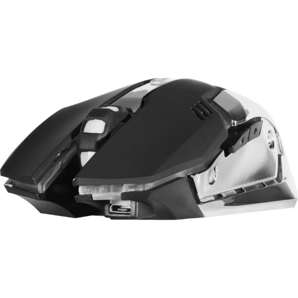 Фото - Мышь беспроводная игровая Defender Trigger GM-934, Gaming, LED,6 кн,3200dpi, rechargeable Black (52934)