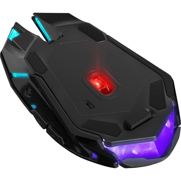 Фото - Мышь беспроводная игровая Defender Trigger GM-934, Gaming, LED,6 кн,3200dpi, rechargeable Black (52934)