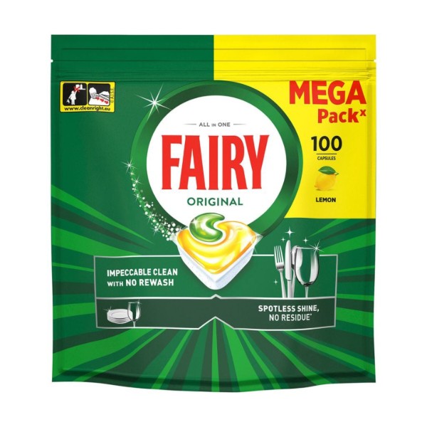 Фото - Таблетка для посудомоечной машины Fairy Original Все-в-1, 100 шт