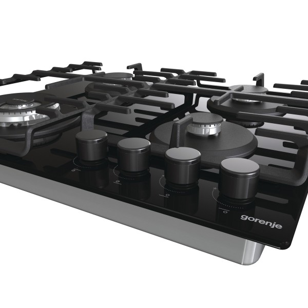 Фото - Варочная панель газовая Gorenje GKTW642SYB Black