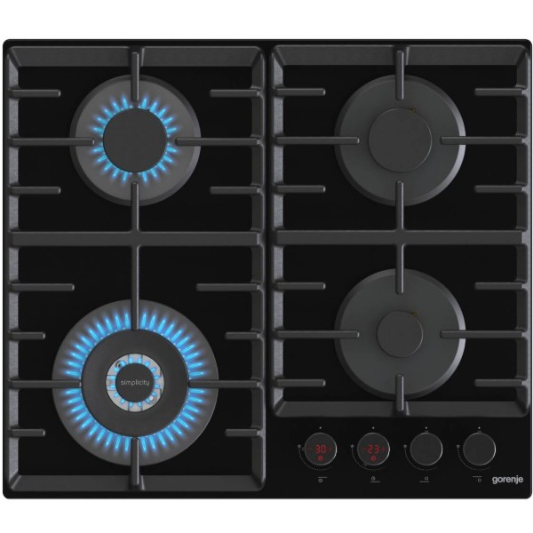 Фото - Варочная панель газовая Gorenje GKTW642SYB Black