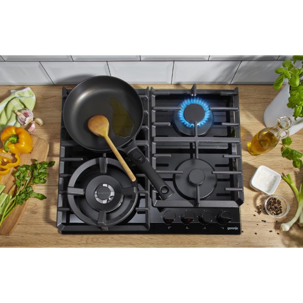 Фото - Варочная панель газовая Gorenje GKTW642SYB Black