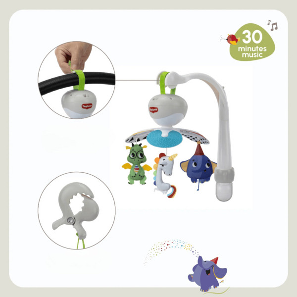 Фото - Мобіль тканевий Tiny Love 3в1 колекція Born to Party (1309606830)