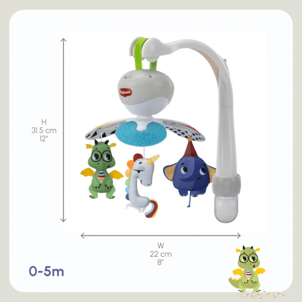 Фото - Мобіль тканевий Tiny Love 3в1 колекція Born to Party (1309606830)