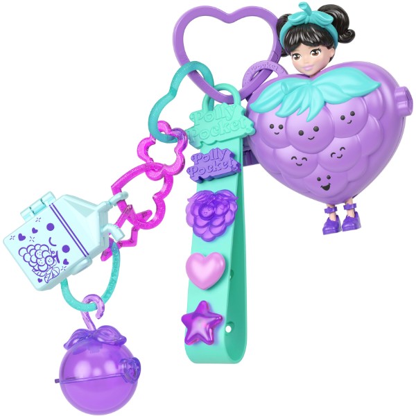 Фото - Ляльковий набір Polly Pocket підвіска з мінімодницею "Фруктовий стиль" в асортименті (JKR51)