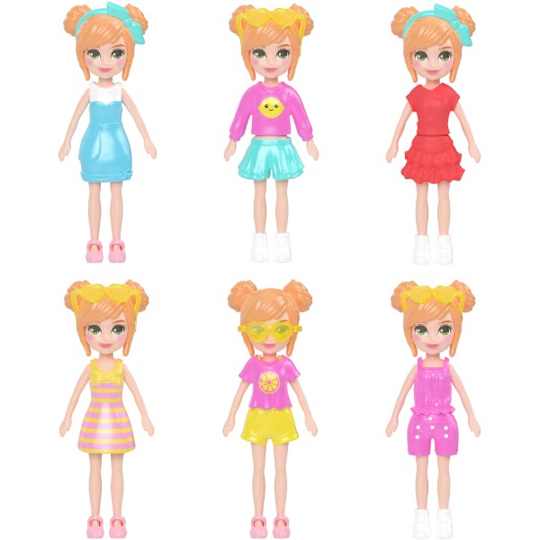 Фото - Ляльковий набір Polly Pocket підвіска з мінімодницею "Фруктовий стиль" в асортименті (JKR51)