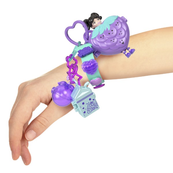 Фото - Ляльковий набір Polly Pocket підвіска з мінімодницею "Фруктовий стиль" в асортименті (JKR51)