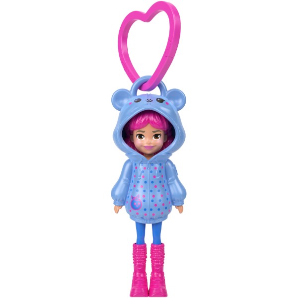 Фото - Кукла Polly Pocket Брелок в худи (в асс.) (JMN38)