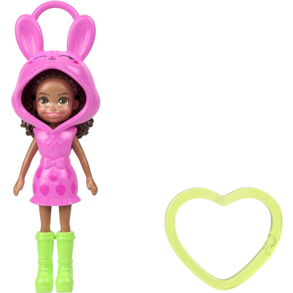 Фото - Кукла Polly Pocket Брелок в худи (в асс.) (JMN38)