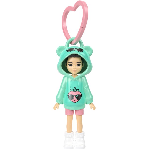 Фото - Кукла Polly Pocket Брелок в худи (в асс.) (JMN38)