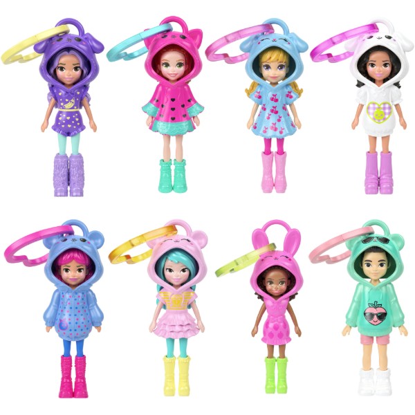 Фото - Кукла Polly Pocket Брелок в худи (в асс.) (JMN38)