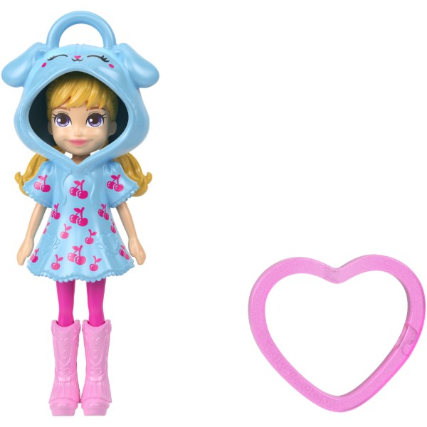 Фото - Кукла Polly Pocket Брелок в худи (в асс.) (JMN38)