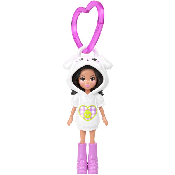Фото - Кукла Polly Pocket Брелок в худи (в асс.) (JMN38)