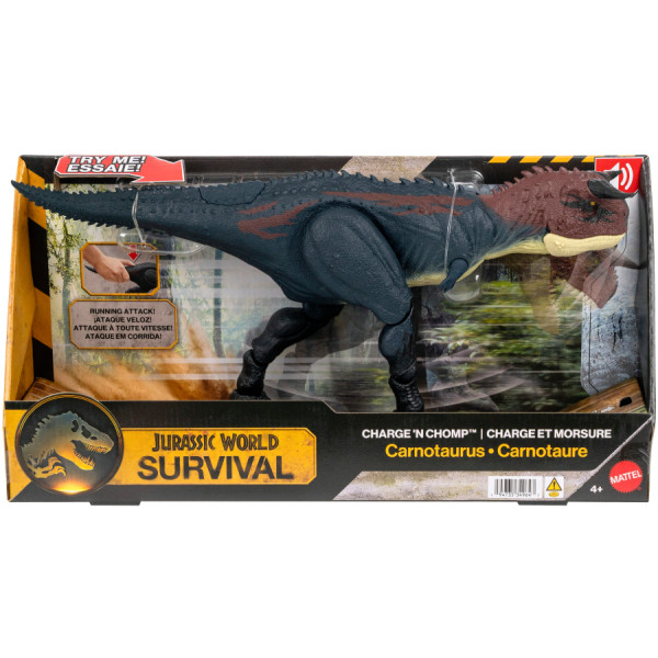 Фото - Интерактивный динозавр Jurassic World "Заряженная атака Карнотавра" (JKG85)