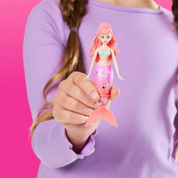 Фото - Інтерактивна лялька Pets & Robo Alive S1 – Чарівна русалочка рожева зірка (9567A)