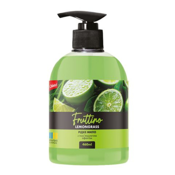 Фото - Рідке мило для рук Chisto Fruttino 460 мл Lemongrass (4820204701864)