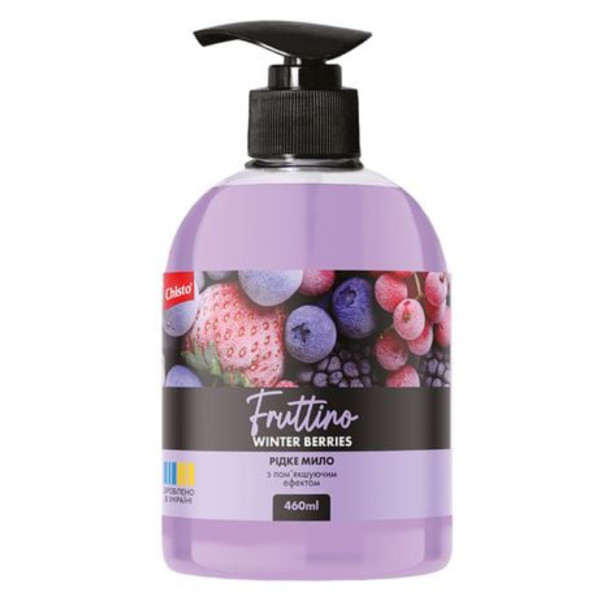 Фото - Рідке мило для рук Chisto Fruttino 460 мл Winter Berries (4820204701833)