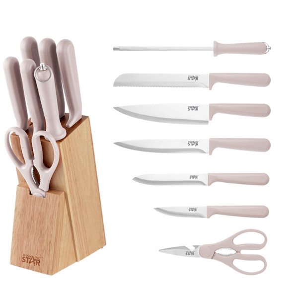 Фото - Набір ножів WinningStar 7 пр. Beige (WNNGS-ST-7802-BG)
