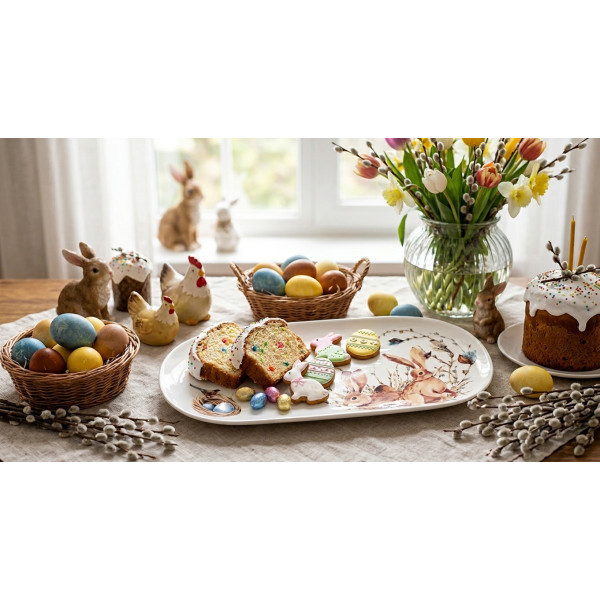 Фото - Блюдо Lefard 30x15 см Easter Time (985-218)