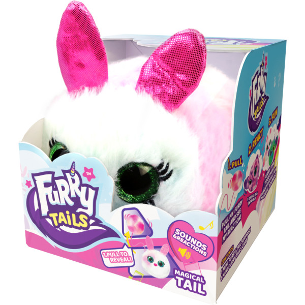Фото - Интерактивная игрушка Furry Tails MINI Кролик (FURR002-BU)