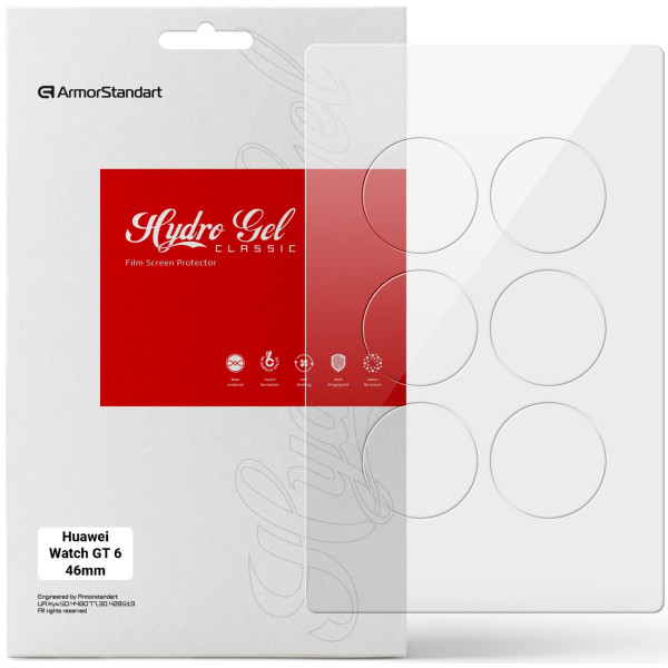 Фото - Захисна плівка для смарт-годинника Armorstandart for Huawei Watch GT 6 46mm 6 шт. (ARM90851)