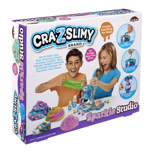 Фото - Слайм Cra-Z-Art Glitter Sparkle Studio 22 шт. (60396CRA)