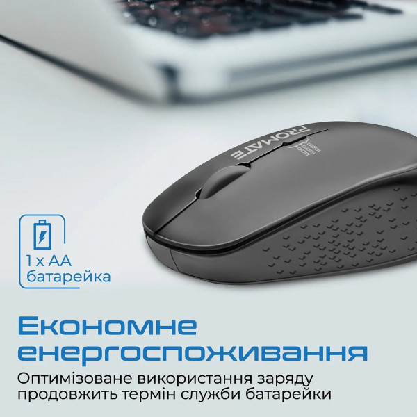 Фото - Мышь беспроводная Promate Tracker Black