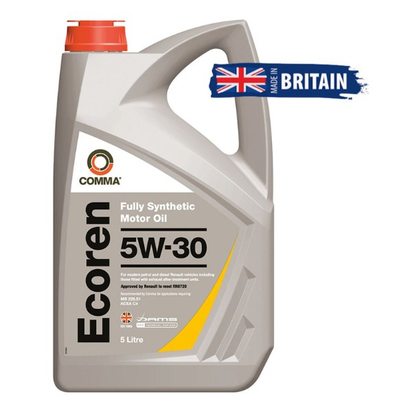 Фото - Олива для авто COMMA ECOREN 5W-30 5л (ECR5L)