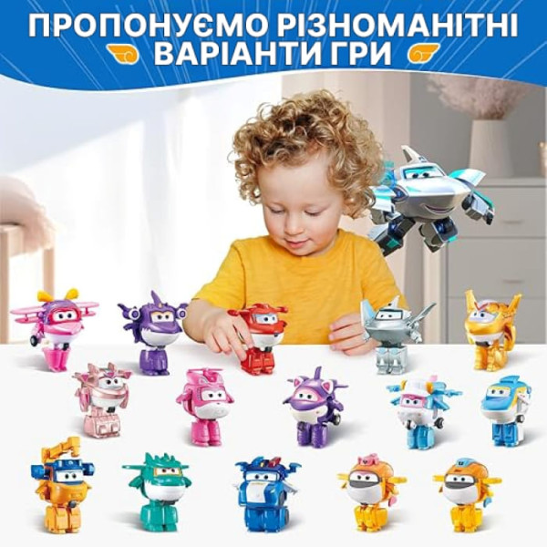 Фото - Колекційна фігурка Super Wings Transform-a-Bots Traver (EU780032)
