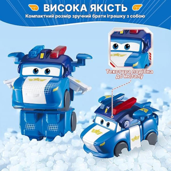 Фото - Колекційна фігурка Super Wings Transform-a-Bots Lucie (EU780035)