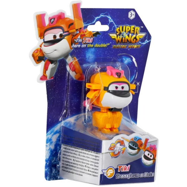 Фото - Колекційна фігурка Super Wings Transform-a-Bots Tiki (EU780059)