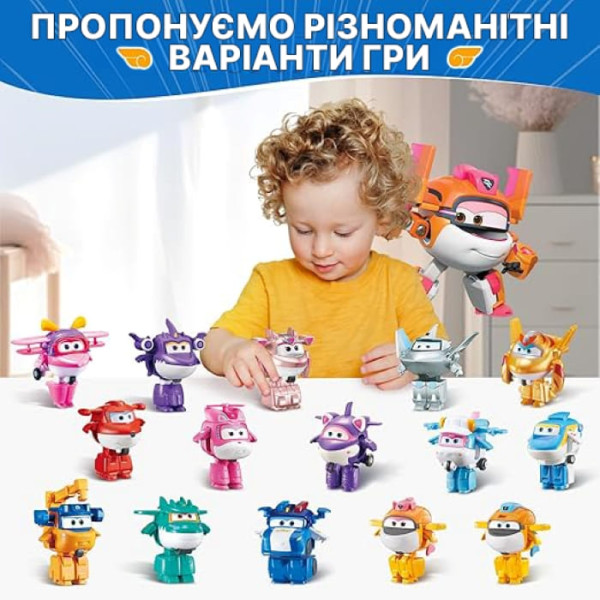 Фото - Колекційна фігурка Super Wings Transform-a-Bots Tiki (EU780059)