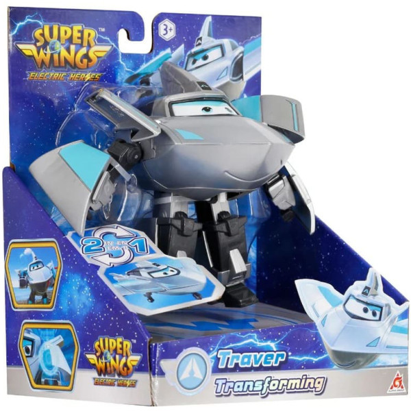 Фото - Колекційна фігурка Super Wings Transforming Traver (EU780232)