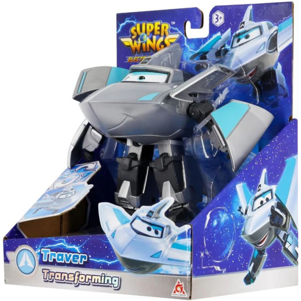 Фото - Колекційна фігурка Super Wings Transforming Traver (EU780232)