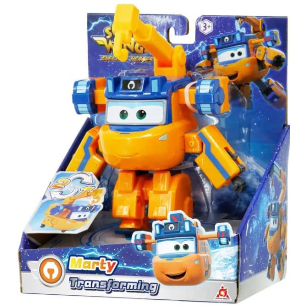 Фото - Коллекционная фигурка Super Wings Transforming Marty (EU780234)