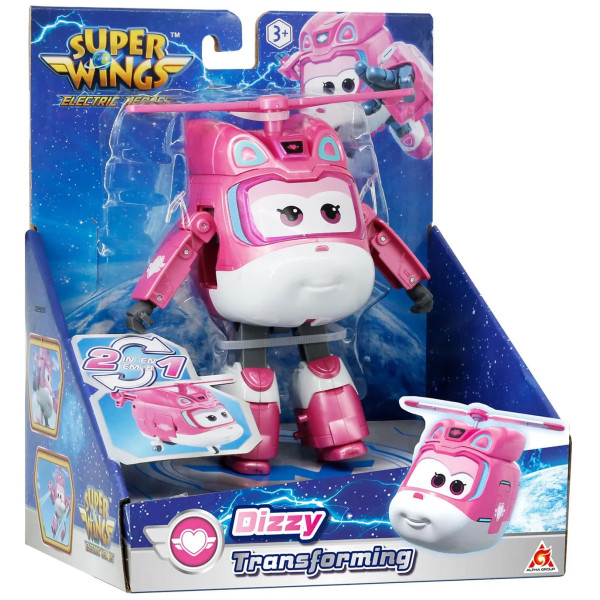 Фото - Колекційна фігурка Super Wings Transforming Dizzy (EU780240)