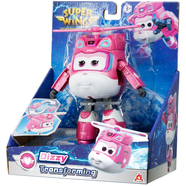 Фото - Колекційна фігурка Super Wings Transforming Dizzy (EU780240)
